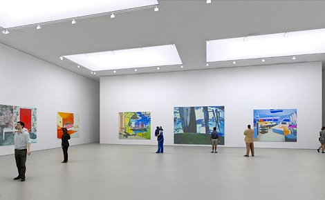 The Saatchi Gallery in London, location of the 2013 STRARTA  Art Fair