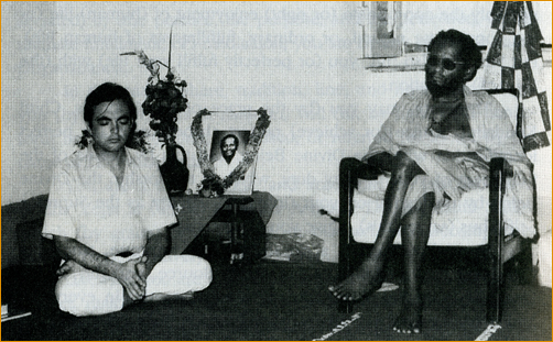 Adi Da with Swami Muktananda in 1969