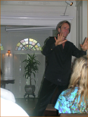 Steve Brown hosting an event in New York City