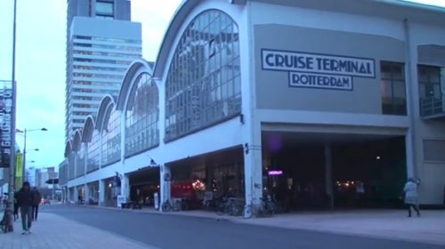 The Cruise Terminal in Rotterdam, location of the 2014 RAW Art Fair