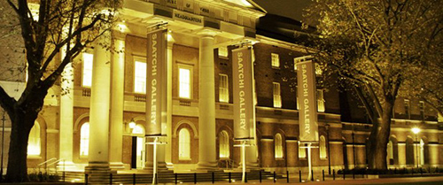 The Saatchi Gallery in London, location of the 2013 STRARTA  Art Fair