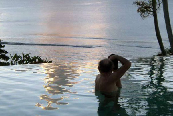 Adi Da at work on His Image-Art