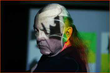 Adi Da at work on His Image-Art