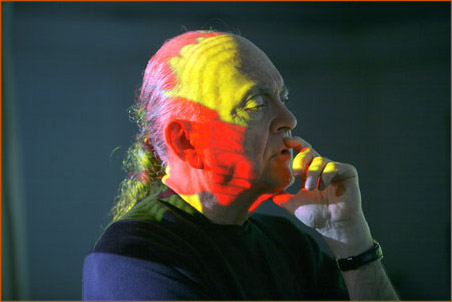 Adi Da at work on His Image-Art