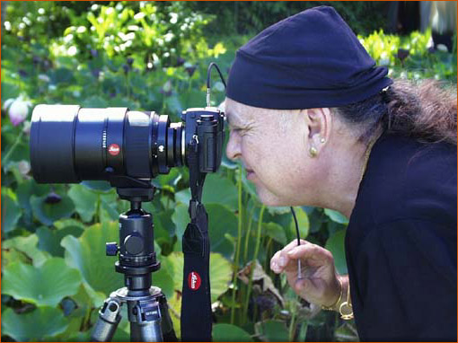 Adi Da at work on His Image-Art