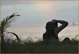 Adi Da at work on His Image-Art