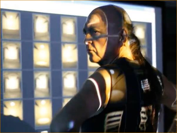 Adi Da at work on His Image-Art