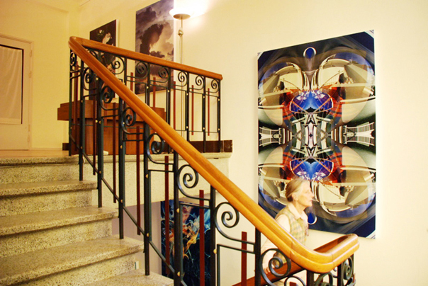 Stairwell gallery