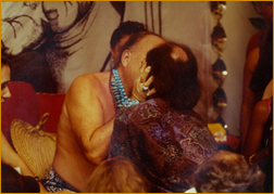 Adi Da welcoming me with a kiss