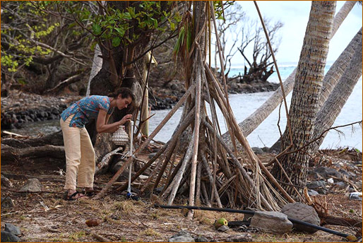 Cleaning sacred articles near the Matrix