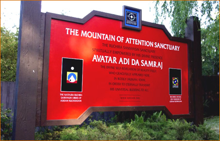 Sign next to All Eyes Gate