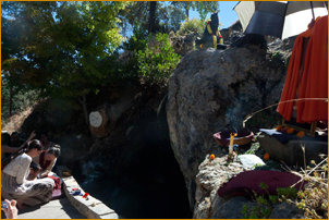 The basin at Holy Cat Grotto (2013)