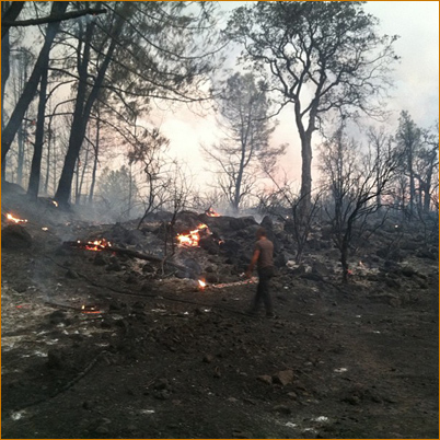 The Valley Fire at The Mountain Of Attention