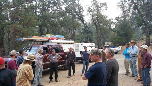 The Valley Fire at The Mountain Of Attention