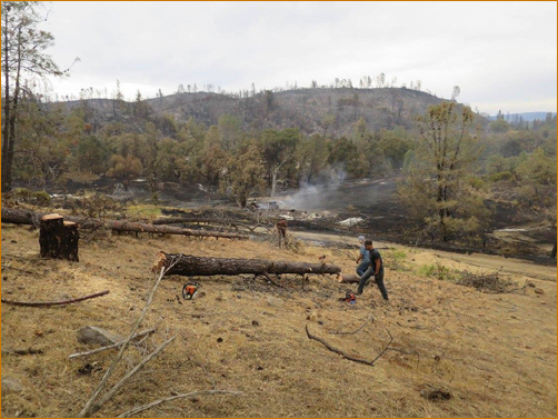 The Valley Fire at The Mountain Of Attention