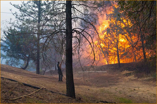 The Valley Fire at The Mountain Of Attention