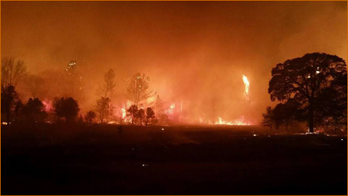 The Valley Fire at The Mountain Of Attention