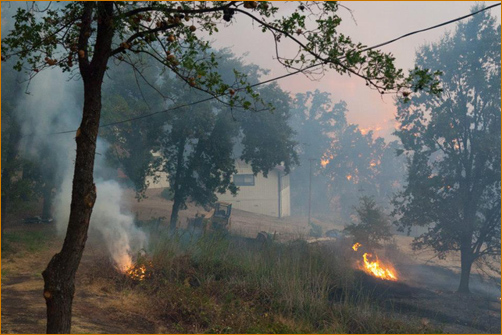 The Valley Fire at The Mountain Of Attention