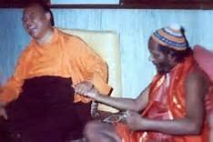 The Karmapa with Swami Muktananda