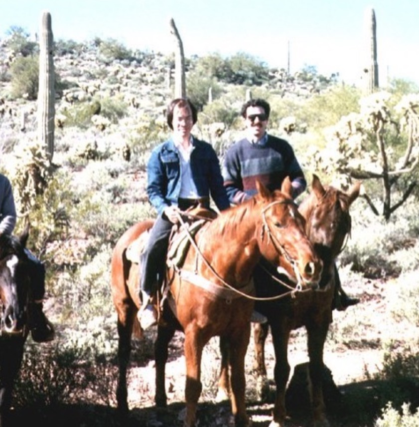 relaxing in between sessions of an AI conference in Arizona