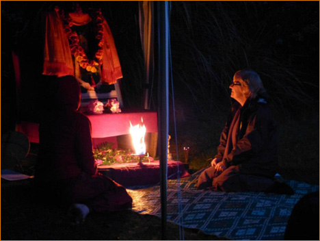 Adi Da Jayanthi Fire Puja in New Zealand, 2012