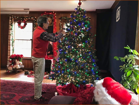 Dennis Coccaro, Ashram House, Saddle River, New Jersey, December, 2018