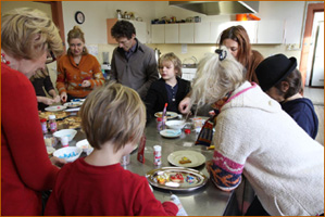 Cookie decorating at the European Danda, Maria Hoop, The Netherlands, December, 2012