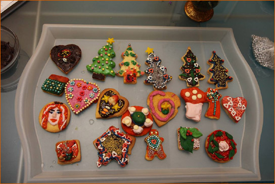 Cookie decorating at the European Danda, Maria Hoop, The Netherlands, December, 2014