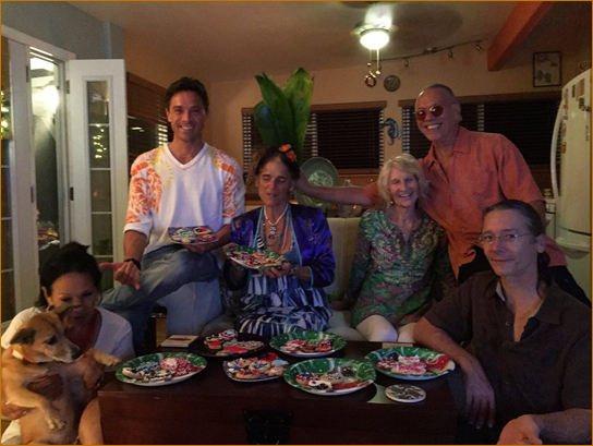 They're back! With more Danavira Mela cookies from Kauai, Hawaii, December, 2015