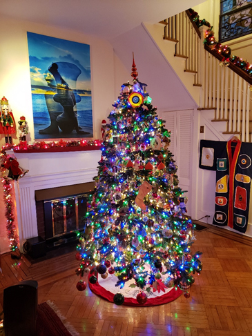 A devotee's home in Natick, Massachusetts, December, 2021