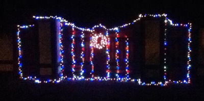 Seventh Gate at night, December, 2012.