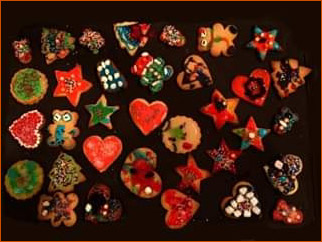 Cookie decorating at The Mountain Of Attention, December, 2018