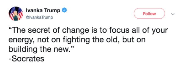 The secret of how to change is to focus all of your energy, not on fighting the old, but on building the new. -Socrates