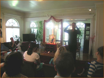 Steve Brown hosting an event in New York City