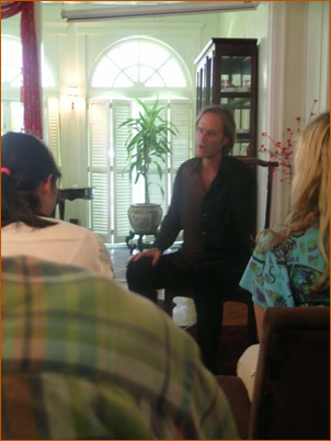 Steve Brown hosting an event in New York City