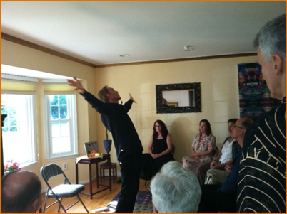 Steve Brown hosting an event in Potomac, Maryland