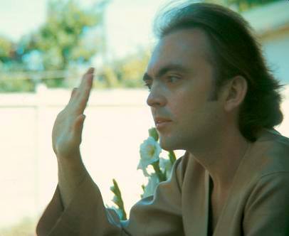 Adi Da spontaneously making the <span class=caption>same gesture many years later